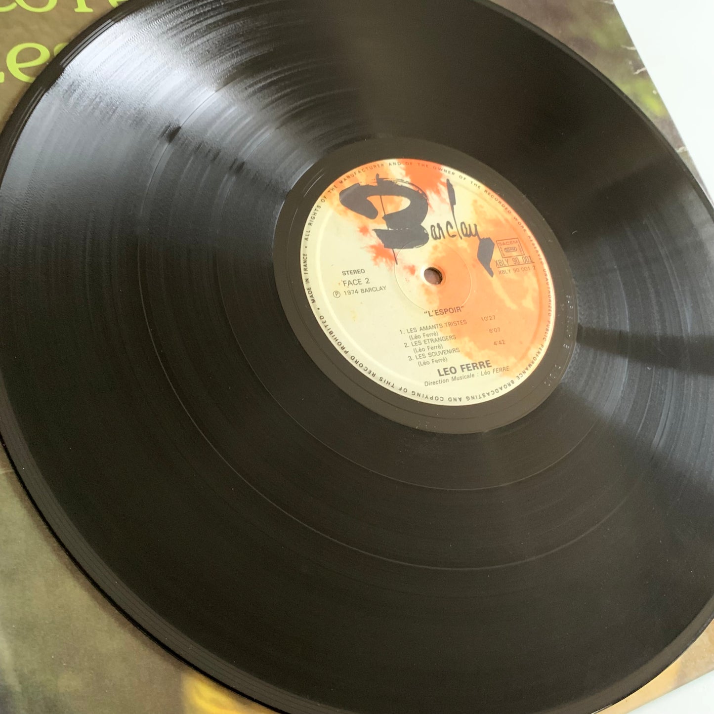 Léo Ferré - L'espoir - LP 1974