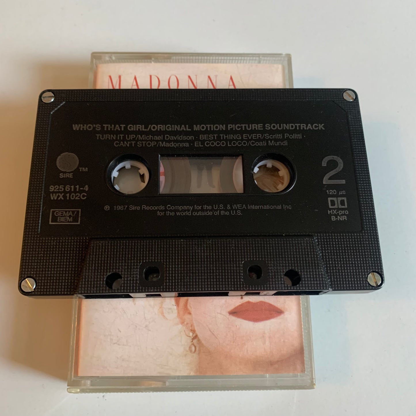 Madonna - Who's That Girl (Original Motion Picture Soundtrack) - 1987 Occasion