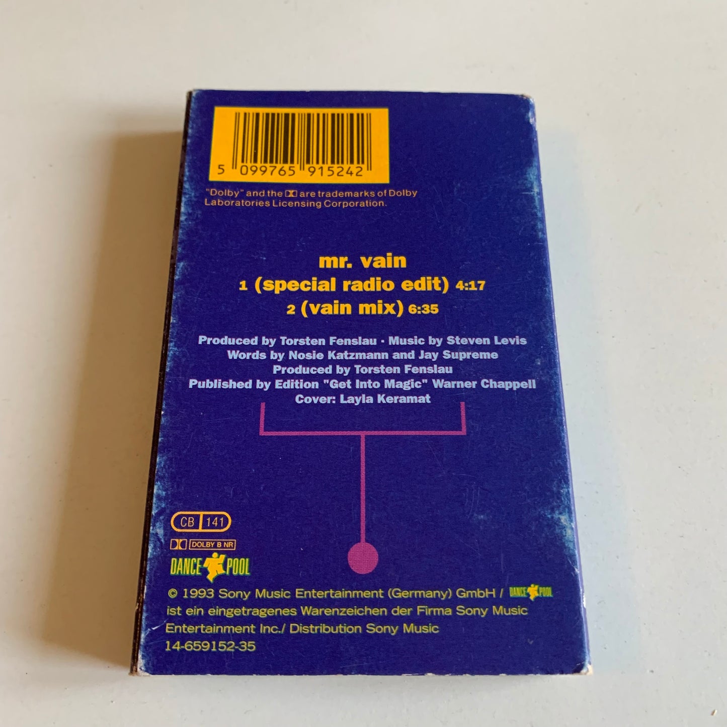 Culture Beat - Mr. Vain - Single 1993