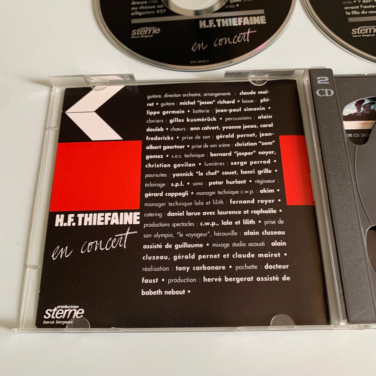 H.F. Thiéfaine - En Concert - 1992 Occasion