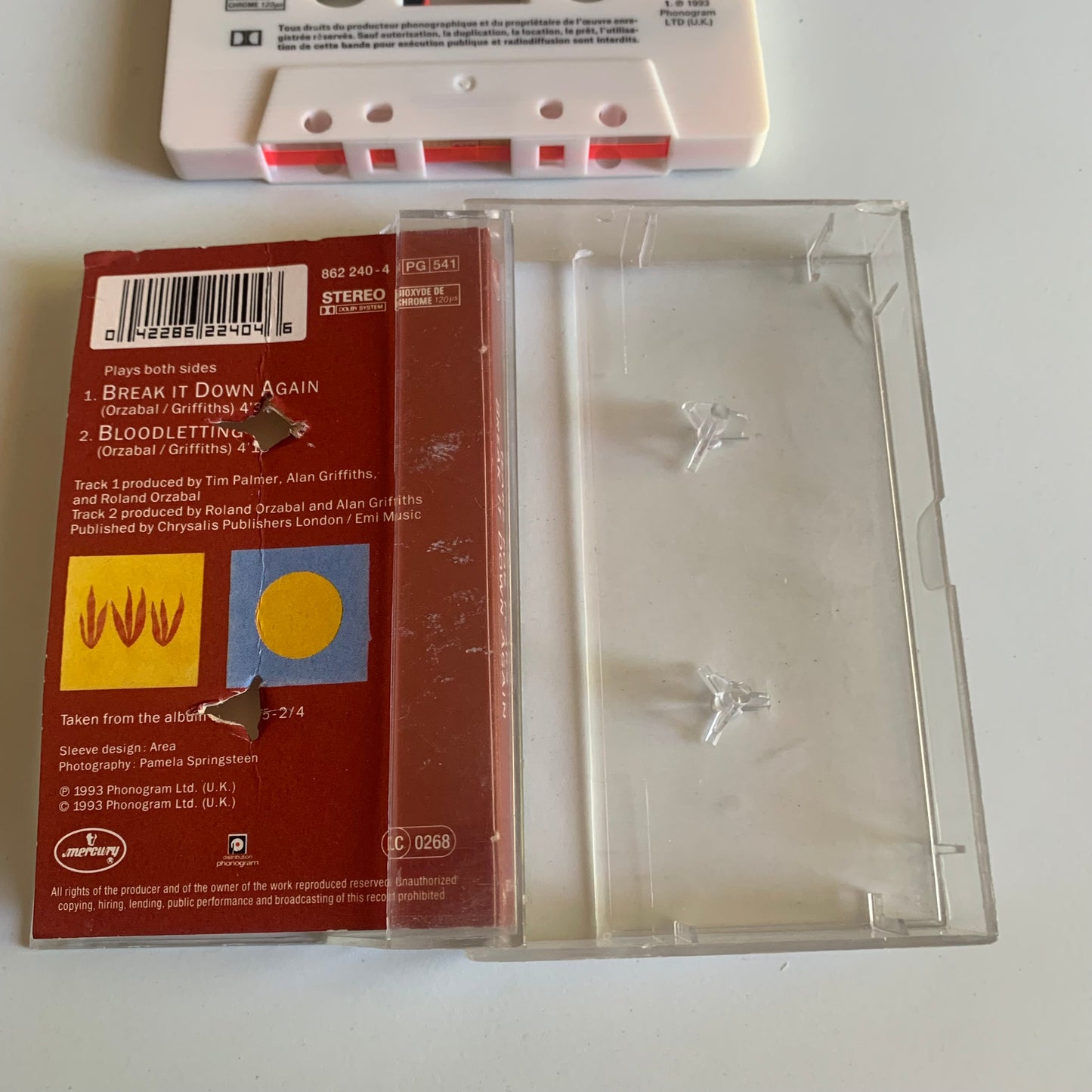 Tears For Fears - Break It Down Again - Single 1993 Occasion