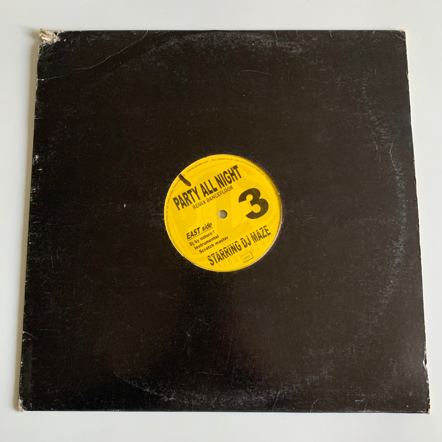 DJ Maze - Party All Night Vol.3 - 12” Occasion