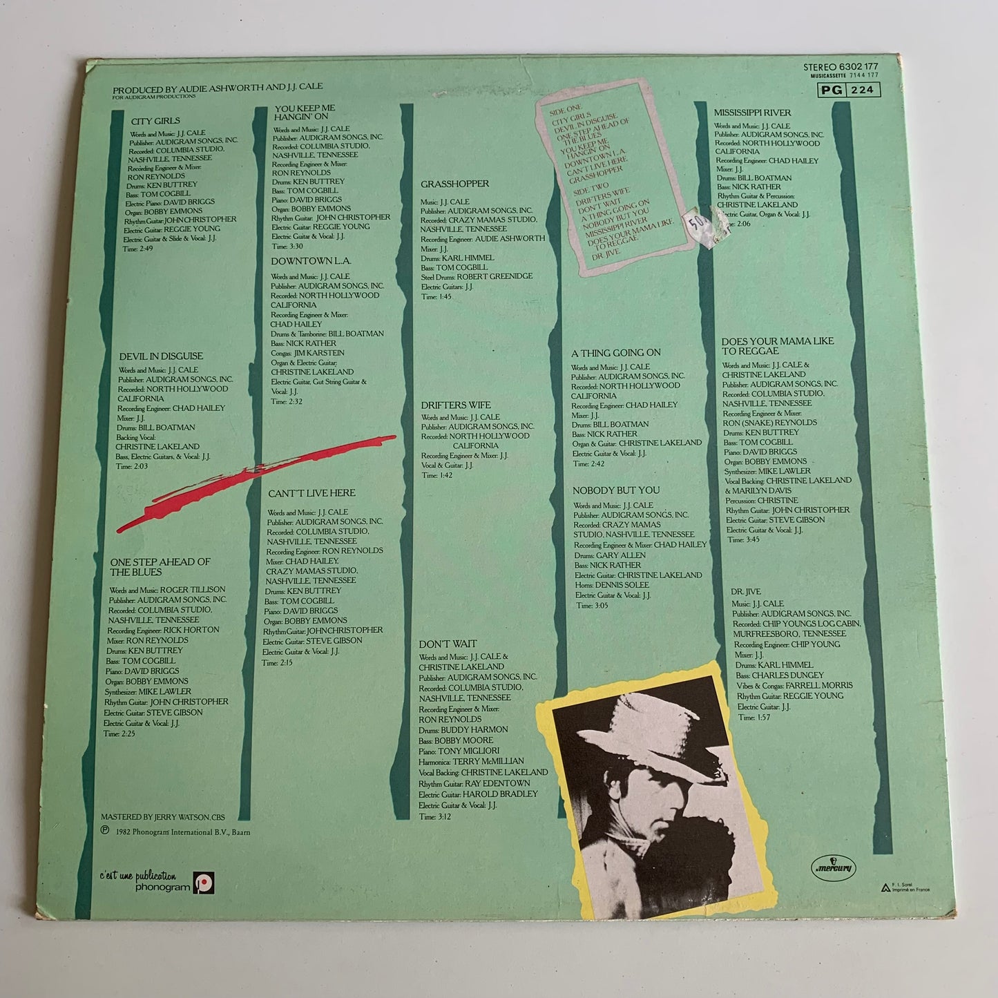 J.J. Cale - Grasshopper - LP 1982 Occasion