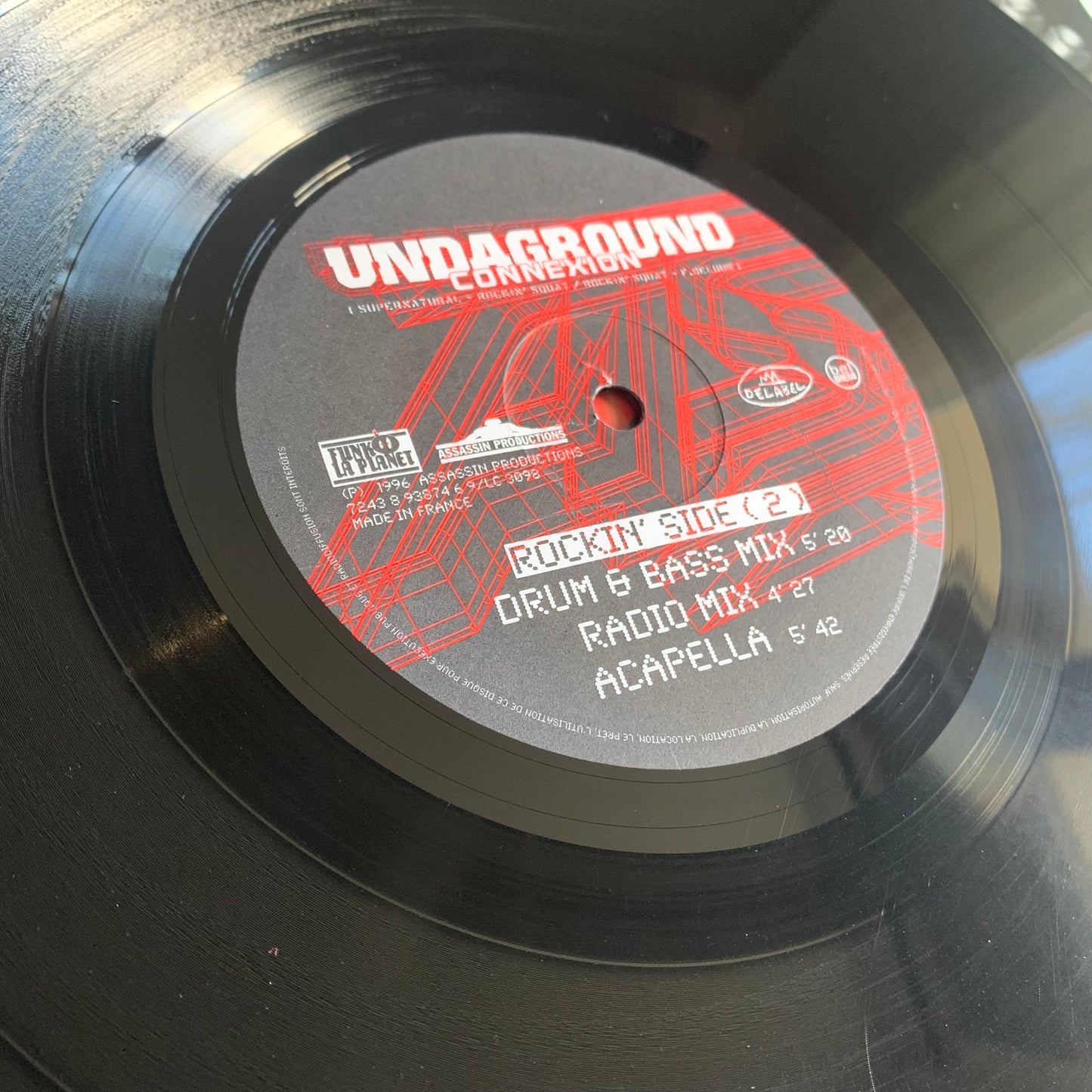 Supernatural - Rockin' Squat - Assassin - Undaground Connexion - Single 1996