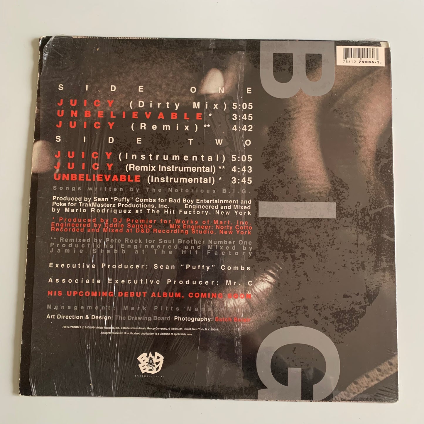 The Notorious BIG - Juicy - Single 1994