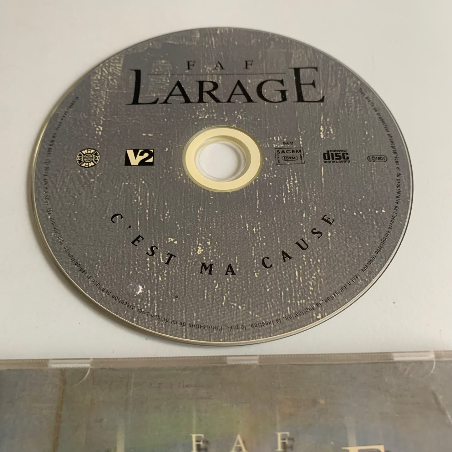 CD - Faf Larage - C'est Ma Cause - 1999 Occasion