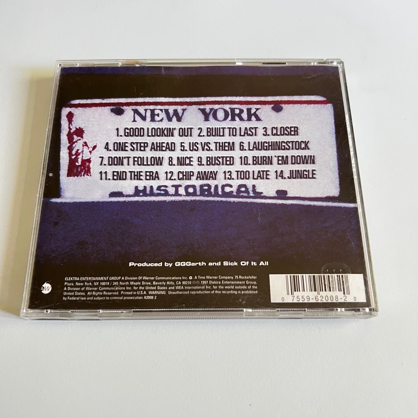 CD - Sick Of It All - Built To Last - 1997