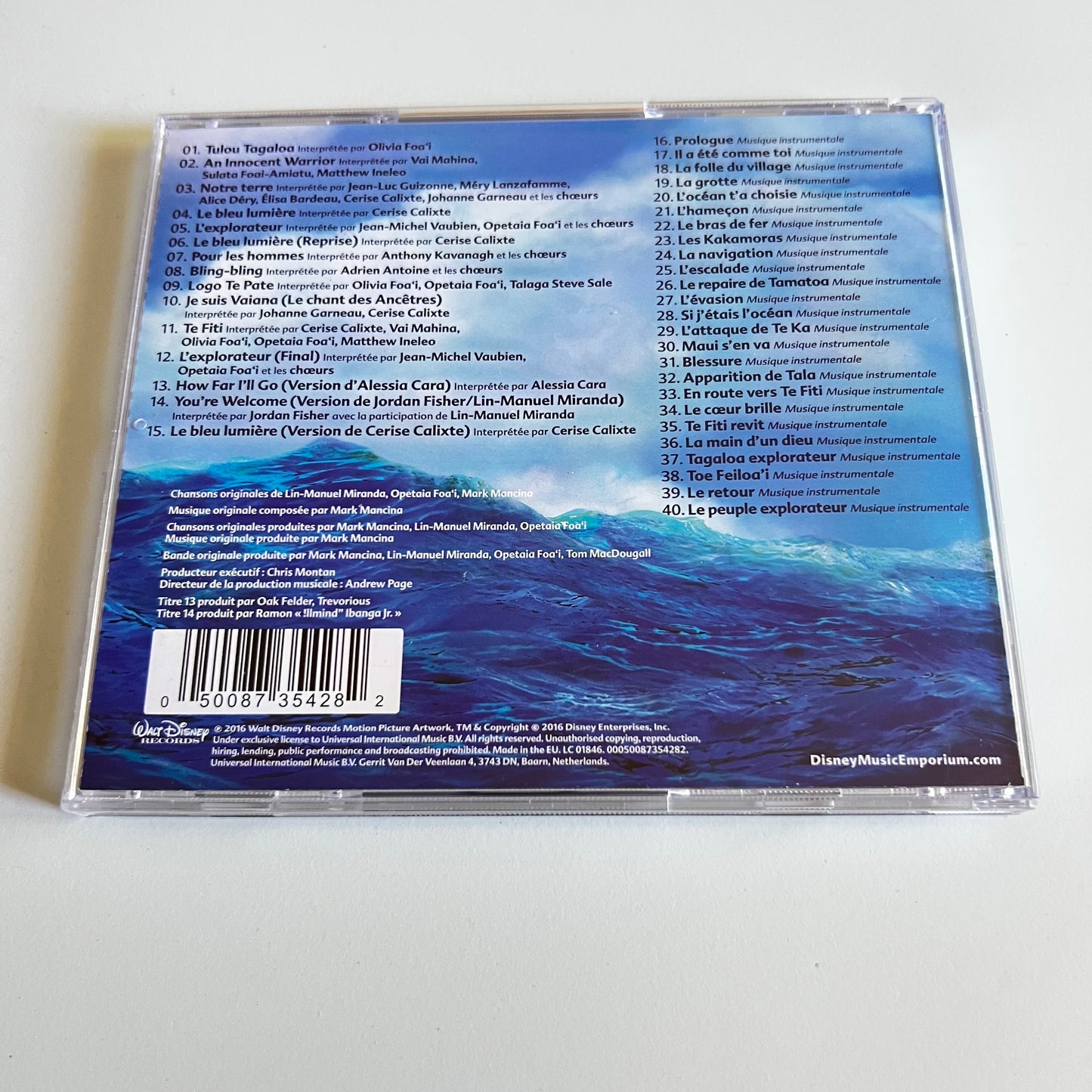 CD - Disney - Vaiana La Légende Du Bout Du Monde - 2016