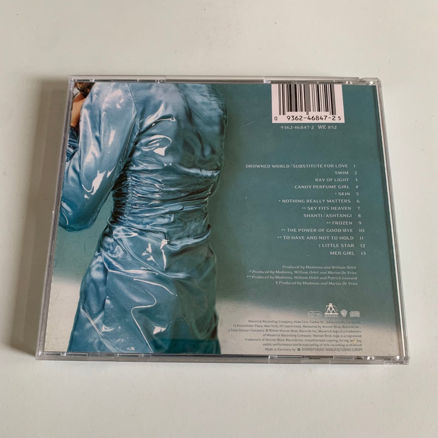 CD - Madonna - Ray Of Light - 1998 Occasion