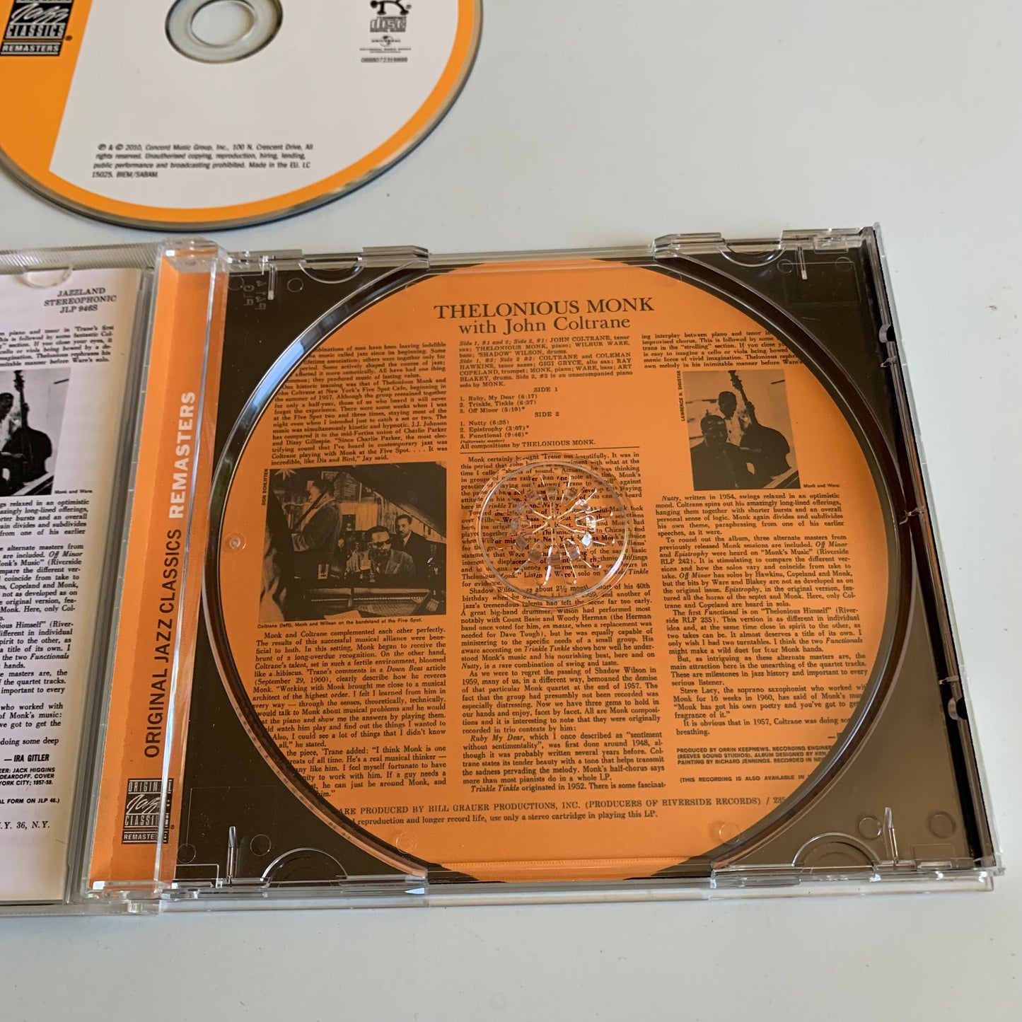 Thelonious Monk - Thelonious Monk With John Coltrane - 2010 Occasion