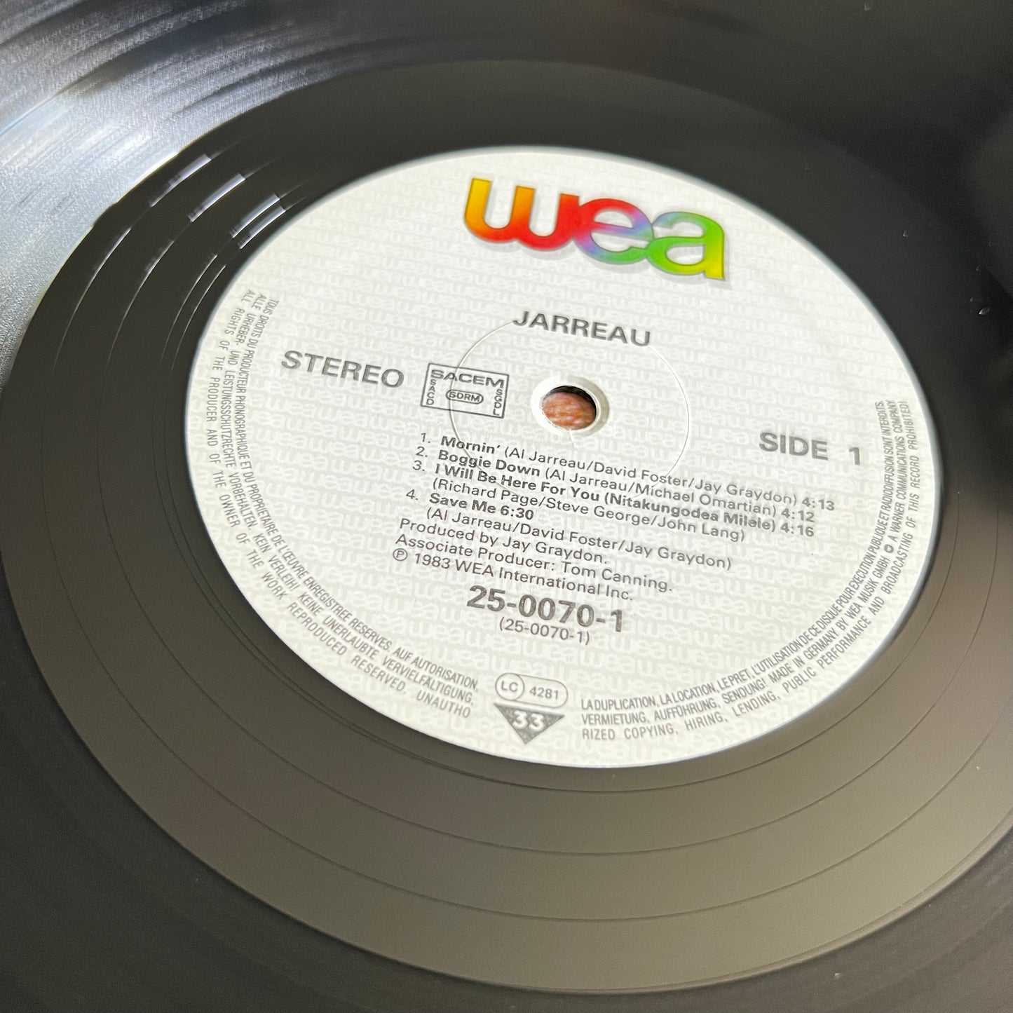 Al Jarreau - Jarreau - LP 1983