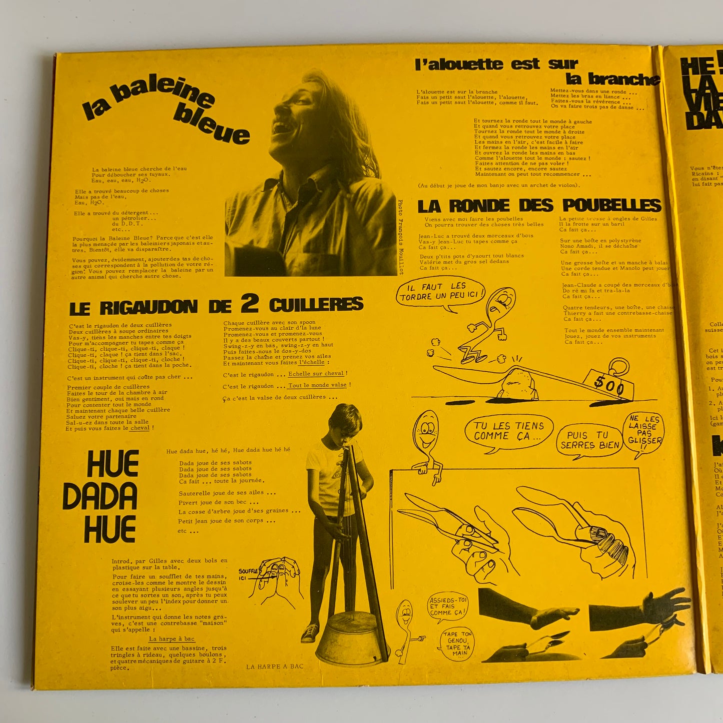 Steve Waring - La Baleine Bleue - 33 tours 1973 Occasion