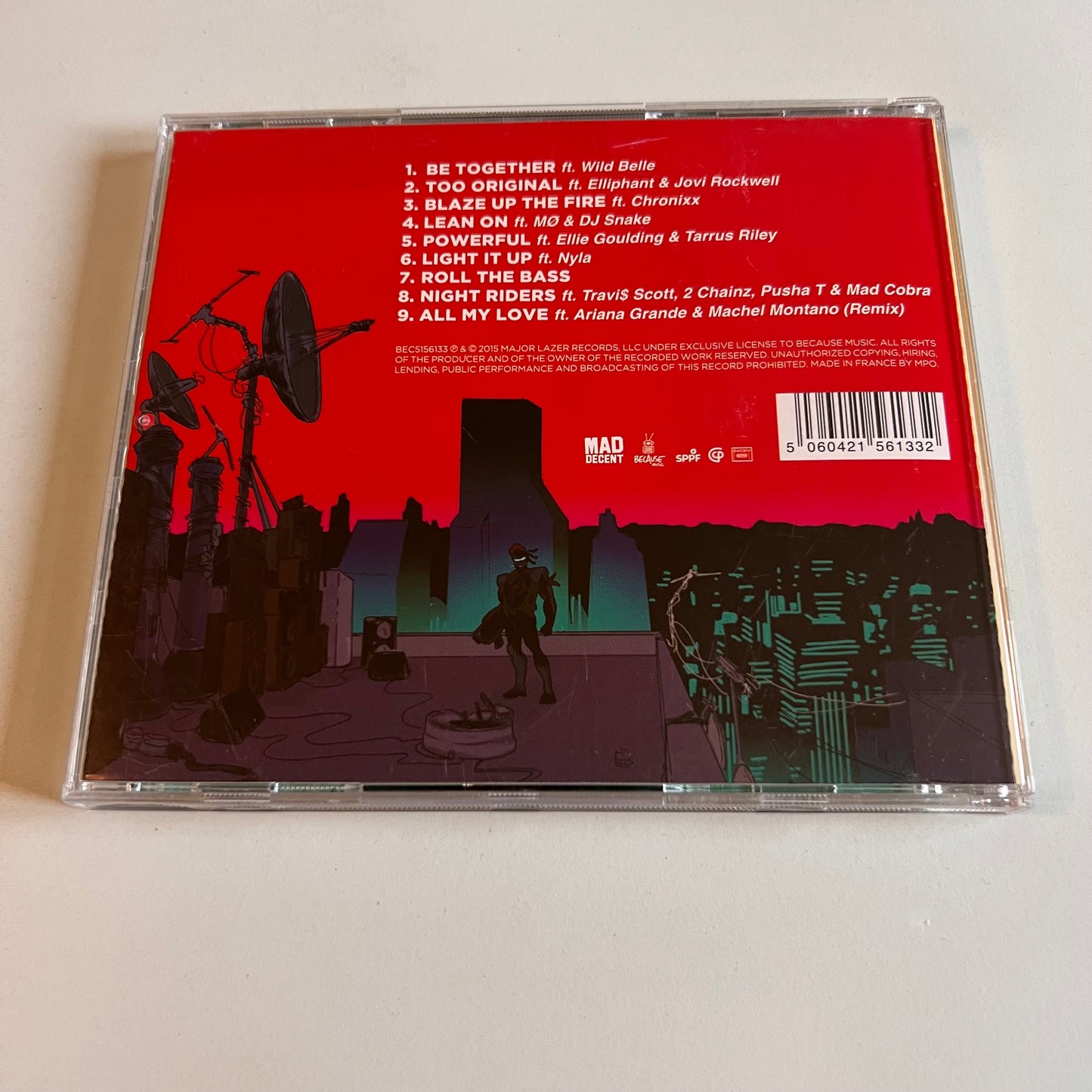 CD - Major Lazer - Peace Is The Mission - 2015