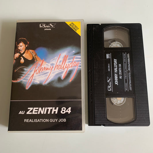Johnny Hallyday - Au Zénith 84 - 1984 VHS Occasion