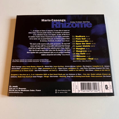 CD - Mario Canonge - Roy Hargrove - Richard Bona - Rhizome - 2004