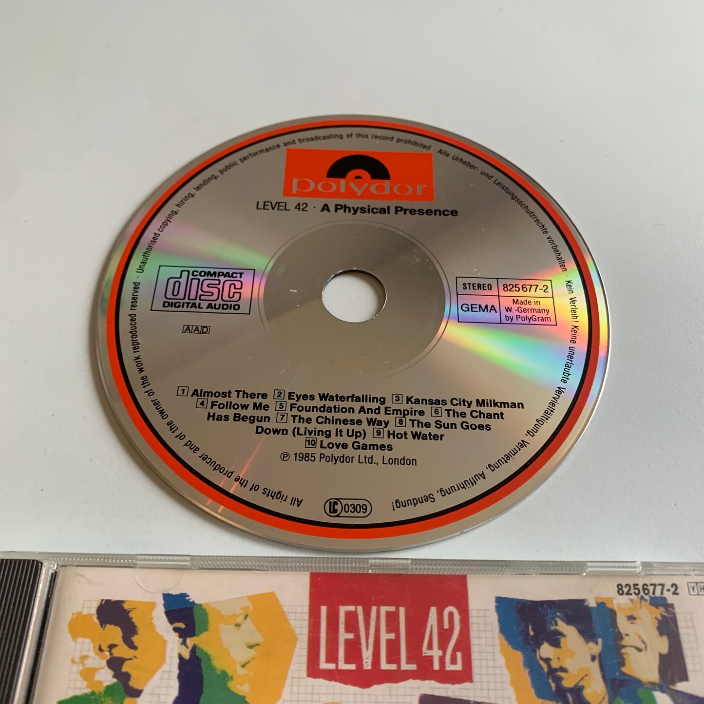 CD - Level 42 - A Physical Presence