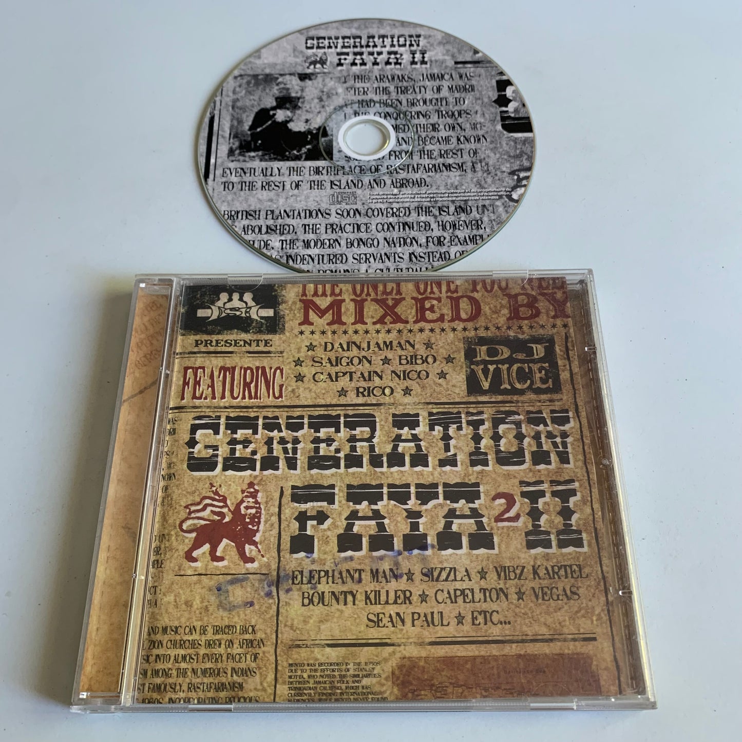 DJ Vice - Génération Faya 2 - Occasion