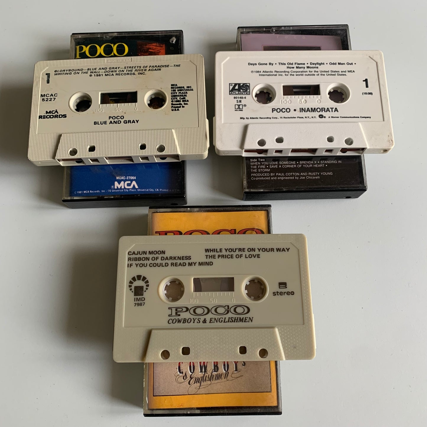 Poco - Inamorata 1984 - Cowboys & Englishmen 1982 - Blue And Gray 1981 - Occasions