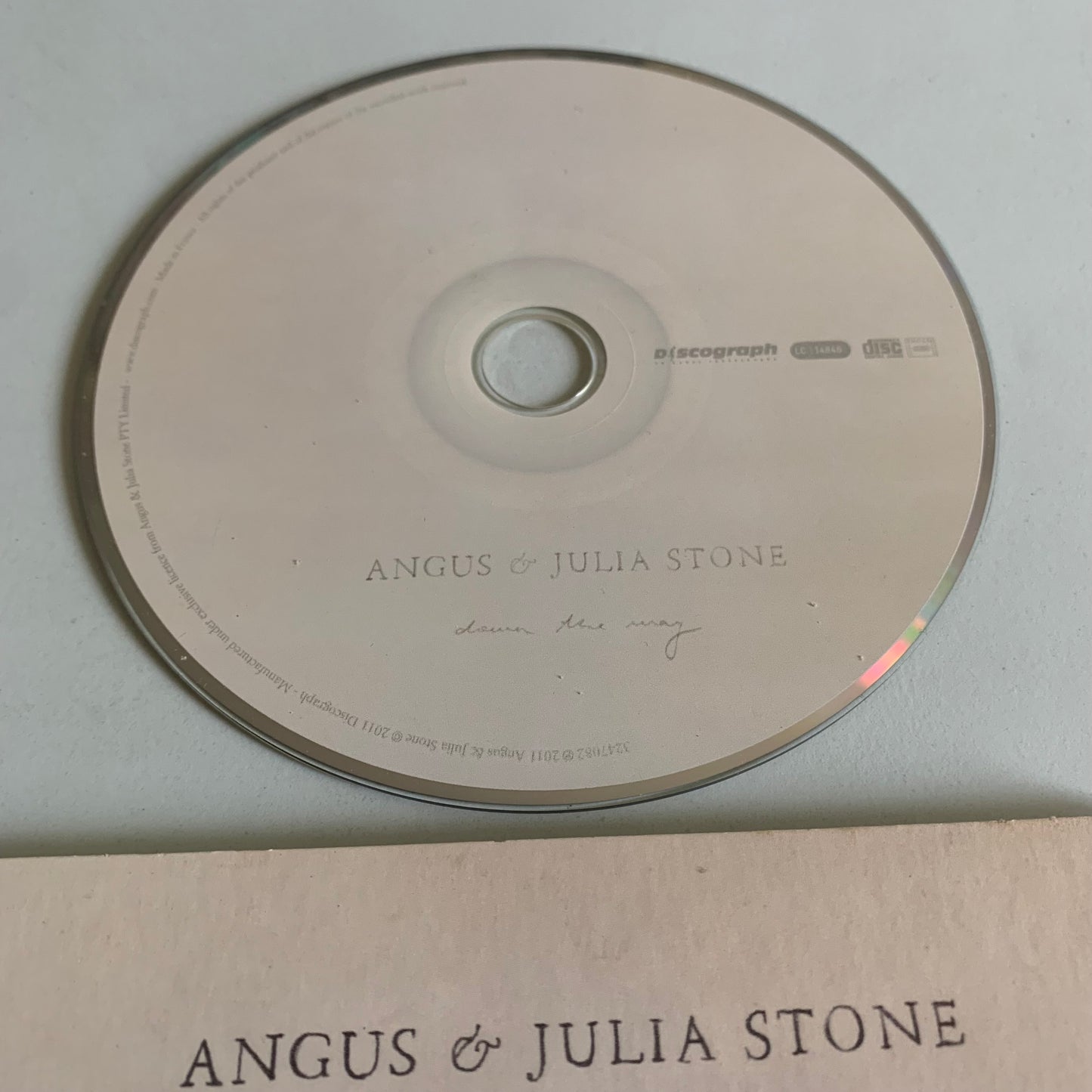 CD - Angus & Julia Stone - Down The Way - 2010 Occasion