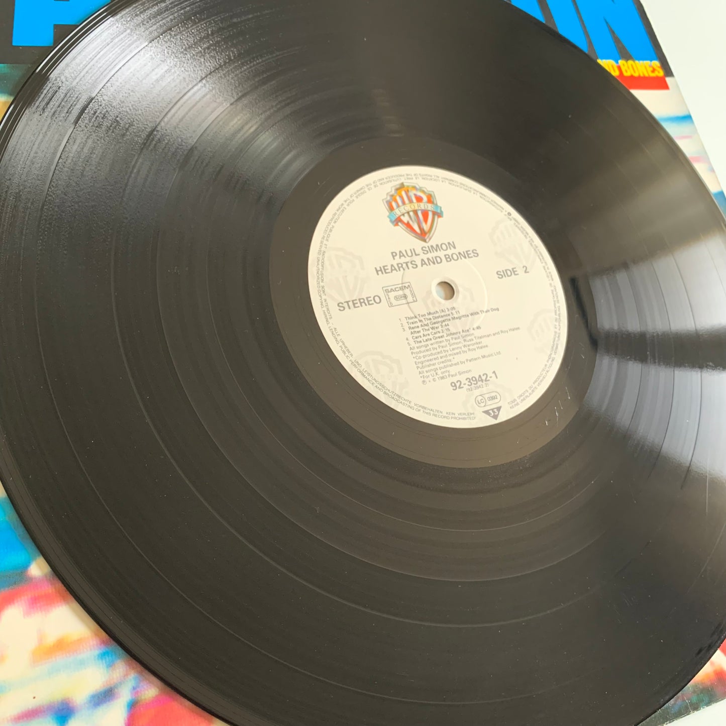 Paul Simon - Hearts And Bones - LP 1983