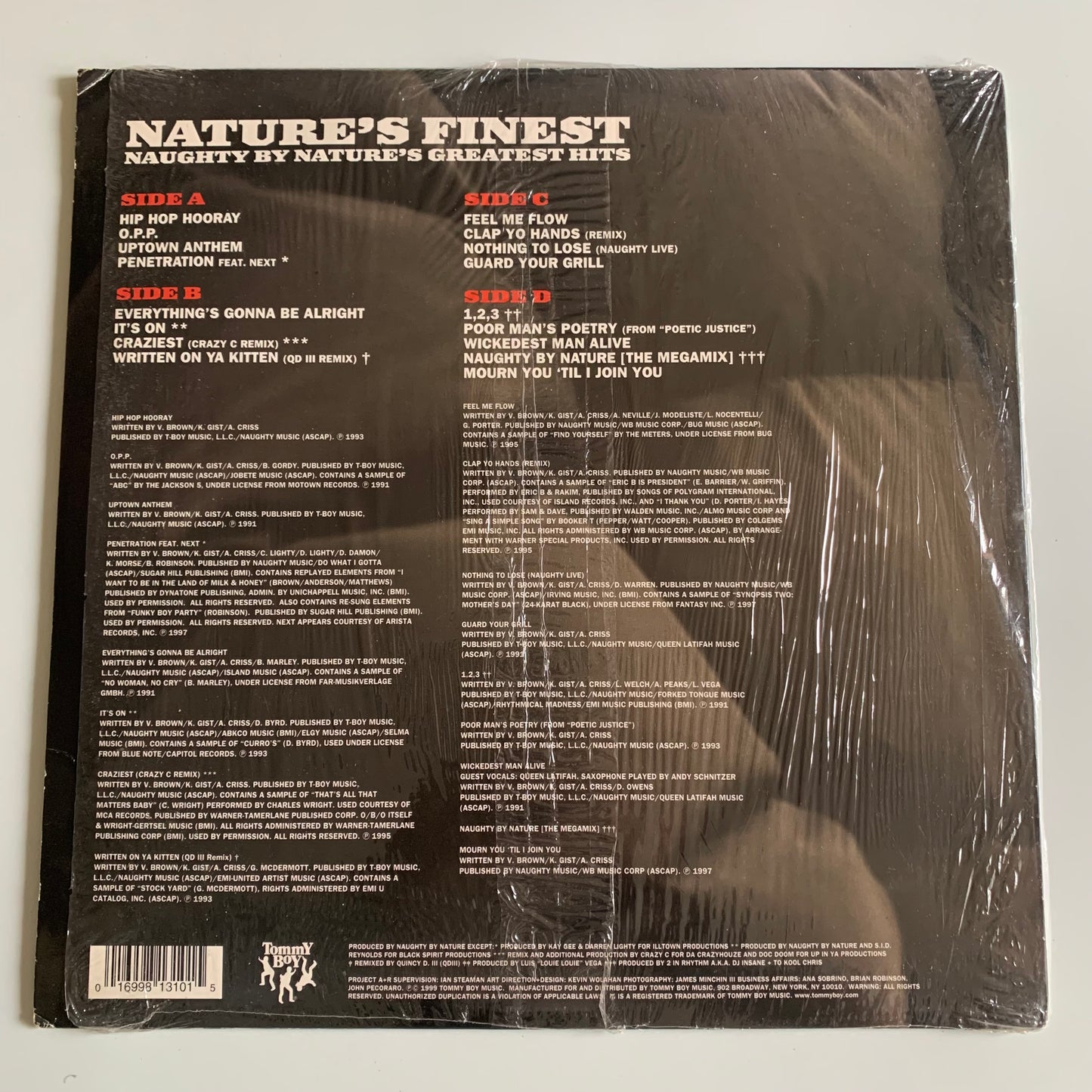 Naughty By Nature - Nature's Finest (Naughty By Nature's Greatest Hits) - Double LP 1999