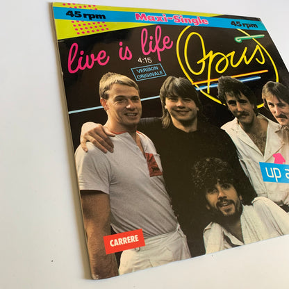 Opus - Live Is Life - Up And Down - Maxi Single 1984 Occasion