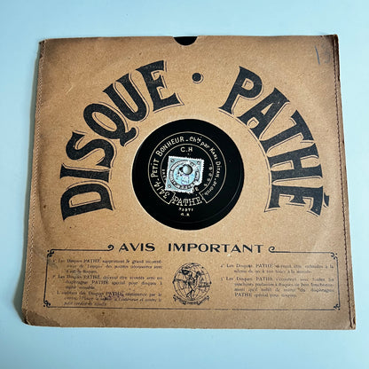 Disque Pathé - Petit Bonheur / Ca Sent Toujours L'Amour - 25cm