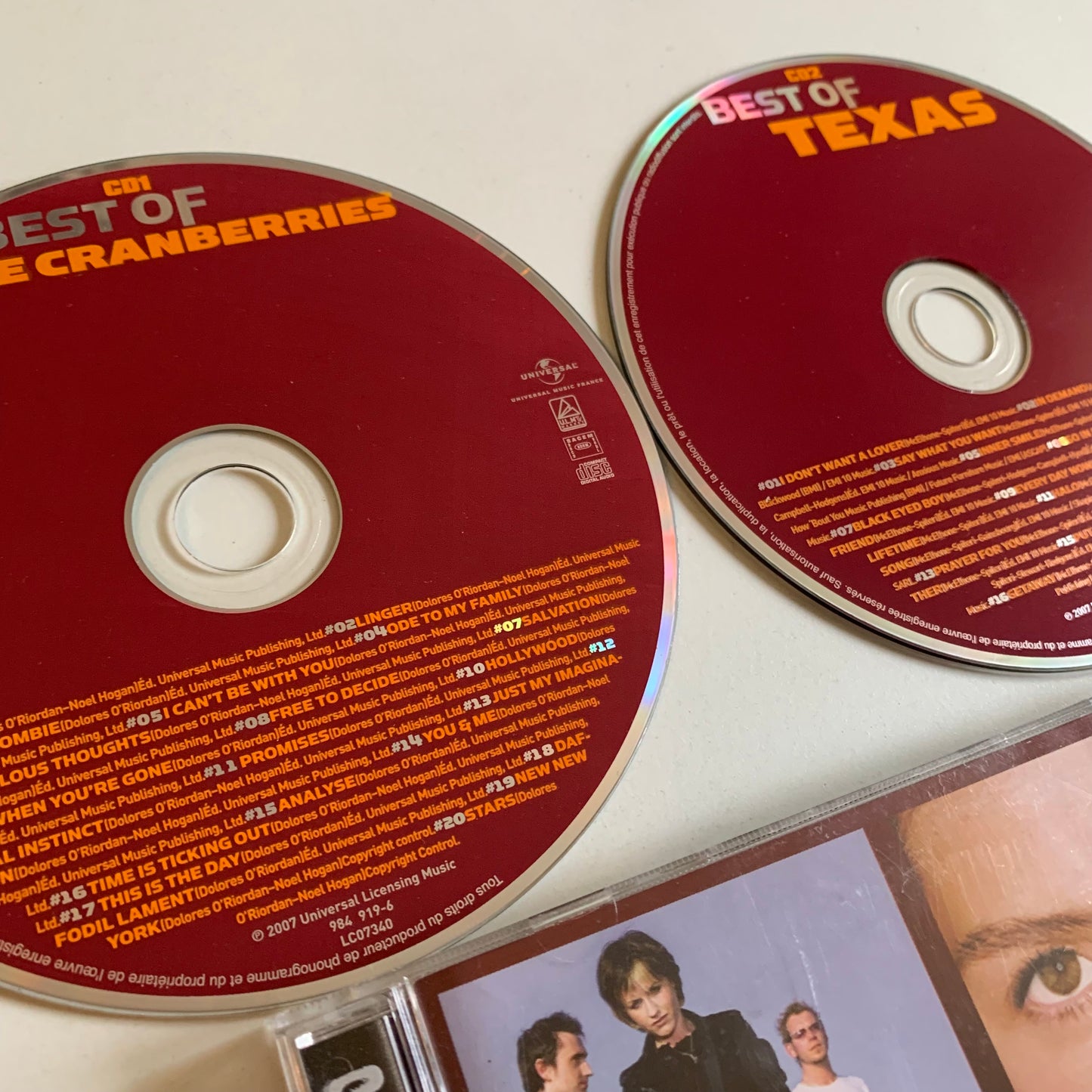 CD - The Cranberries - Texas - Best Of The Cranberries & Best Of Texas - 2007 Occasion