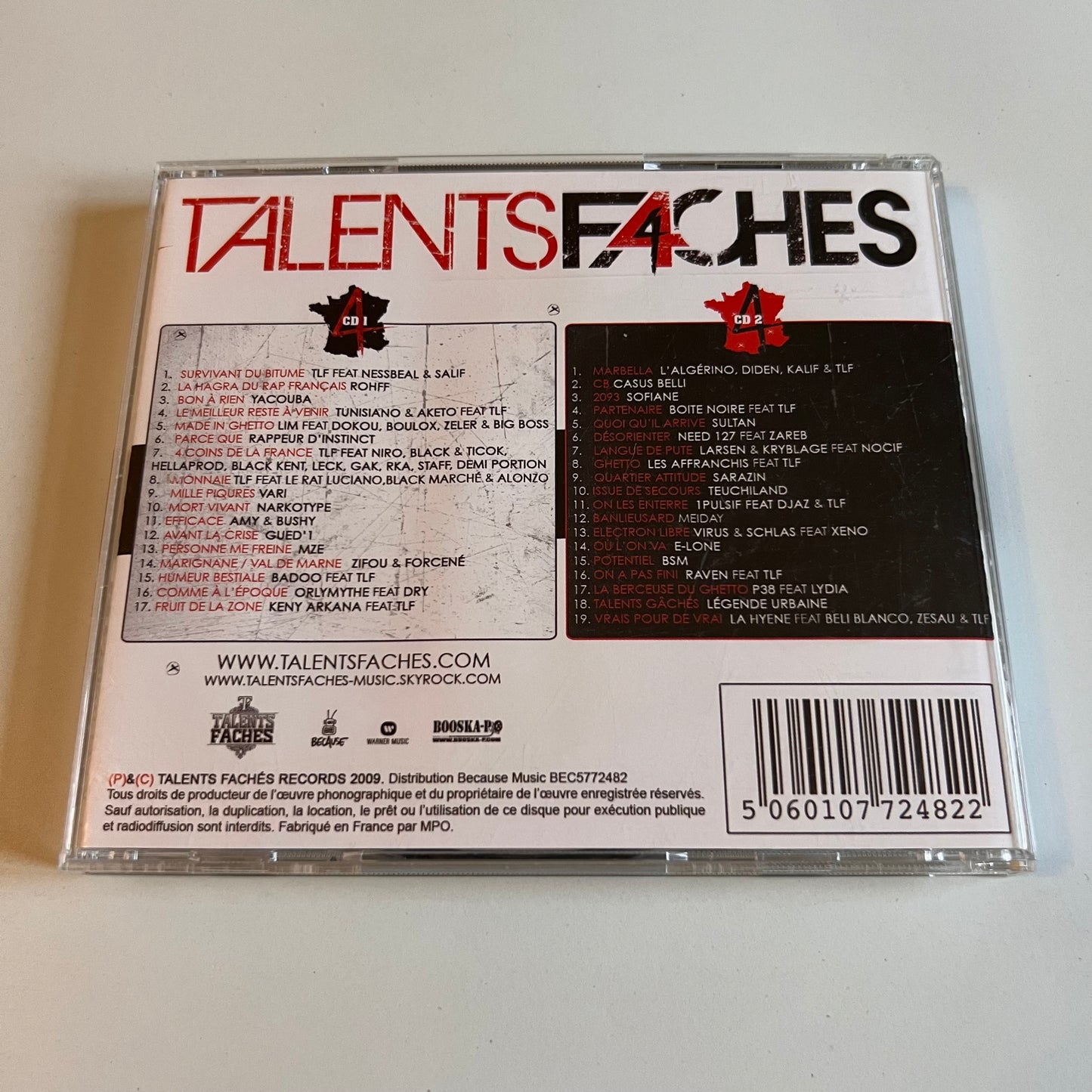 CD - Compilation - Talents Fachés 4 - 2009
