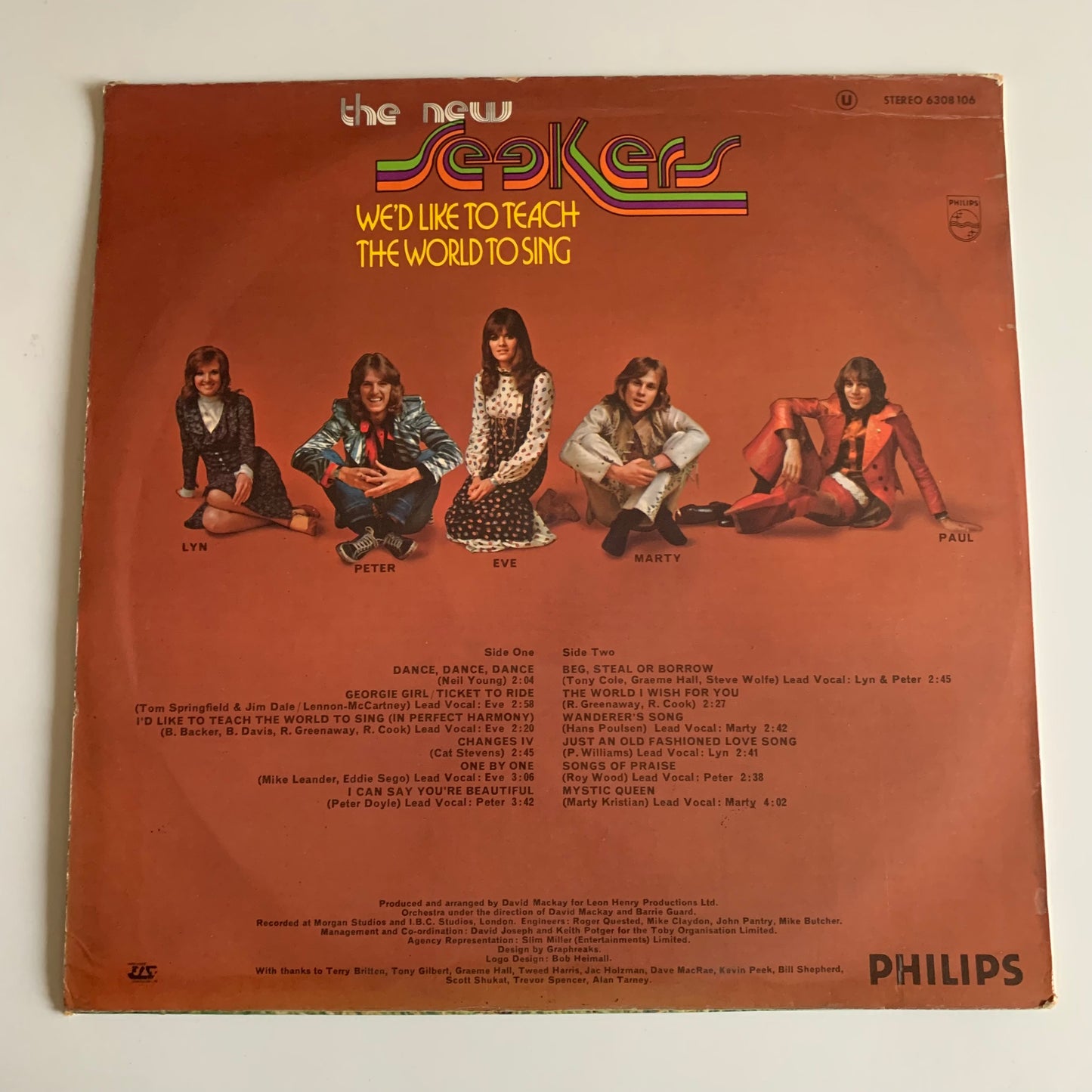 The New Seekers - We'd Like To Teach The World To Sing - LP 1972