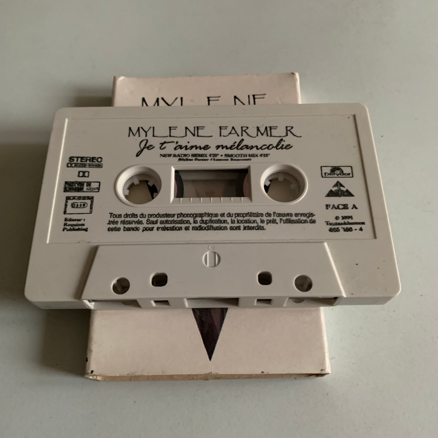 Mylene Farmer - Je T'aime Mélancolie - Single 1991 Occasion