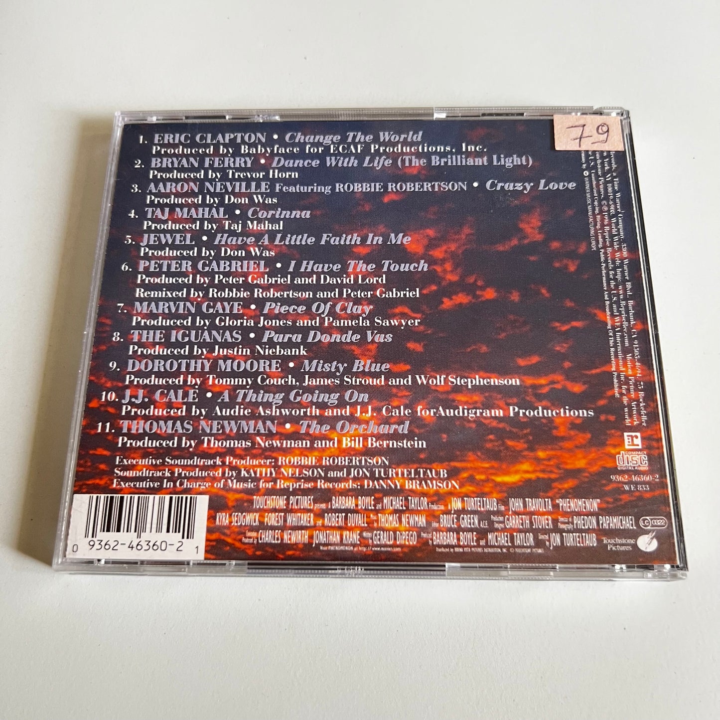 CD - Music From The Motion Picture Phenomenon - 1996