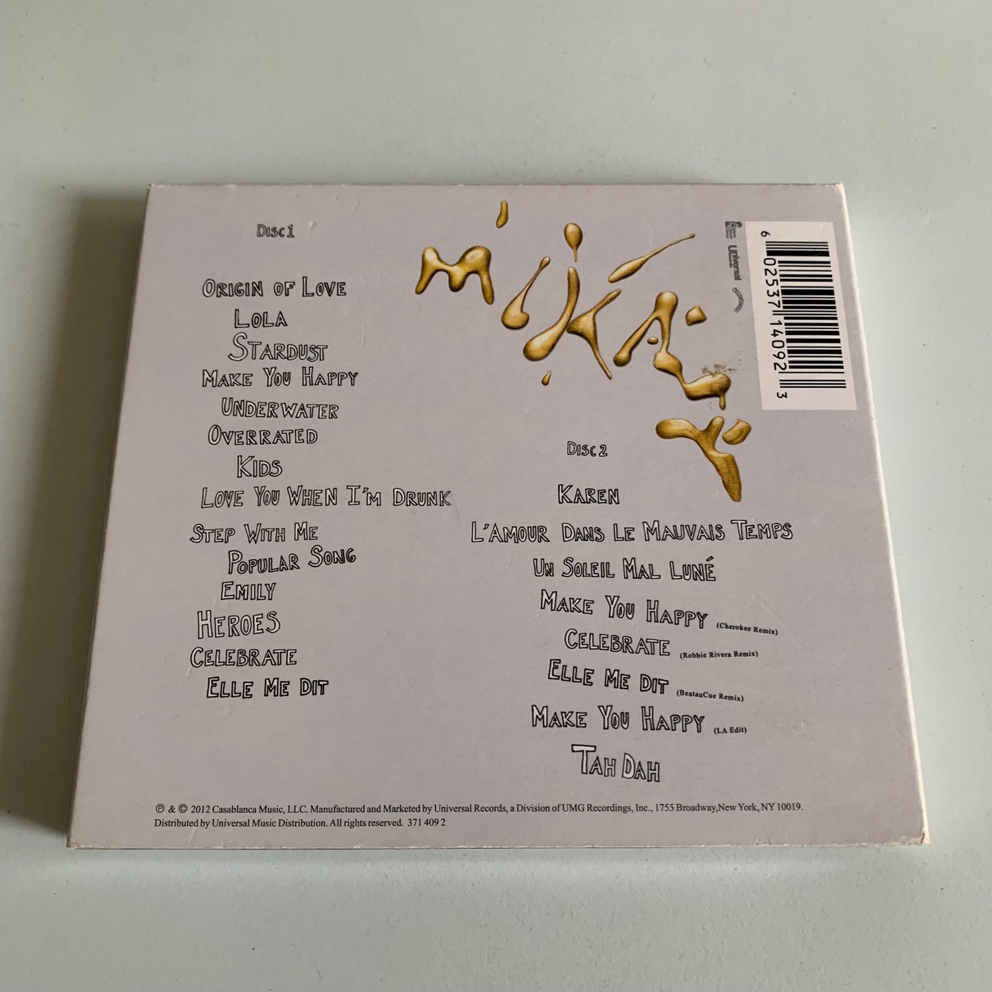 CD - Mika - The Origin Of Love - 2012 Occasion