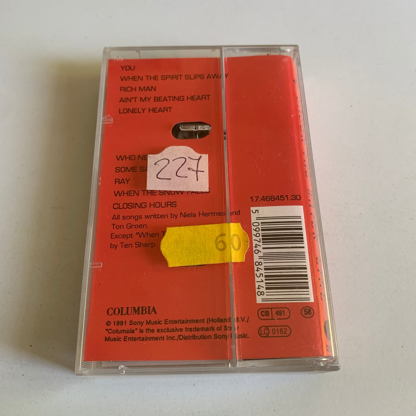 Ten Sharp - Under The Water-Line - 1991 Occasion