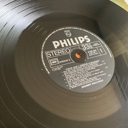 Johnny Hallyday - Ceux Que L’Amour A Blessés - Double LP 1980 Occasion
