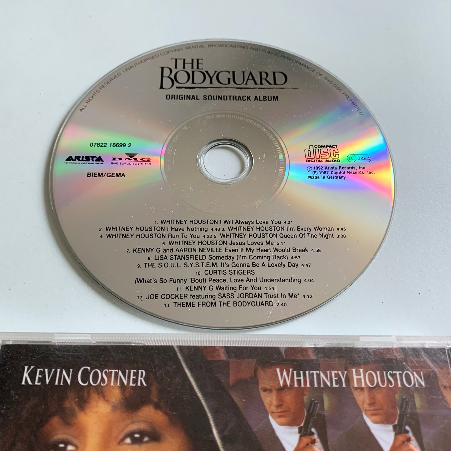 CD - The Bodyguard (Original Soundtrack Album) - 1992 Occasion