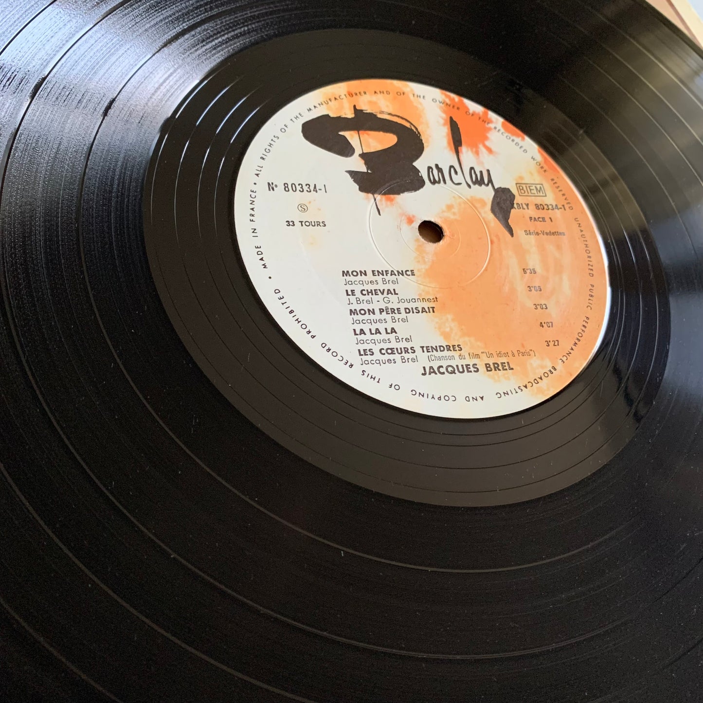 Jacques Brel - Jacques Brel 67 - LP 1967 Occasion