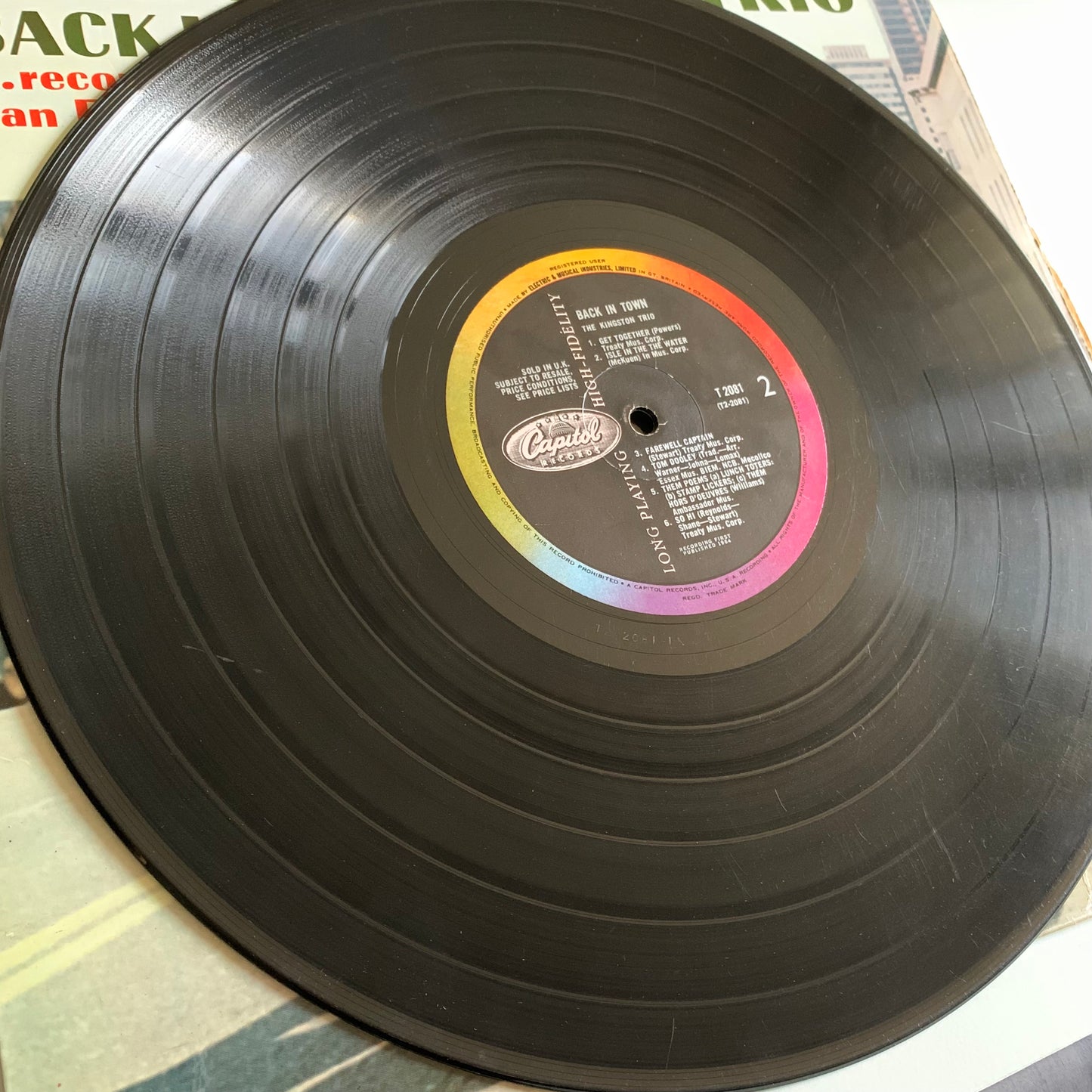 The Kingston Trio - Back In Town - LP 1964 Occasion