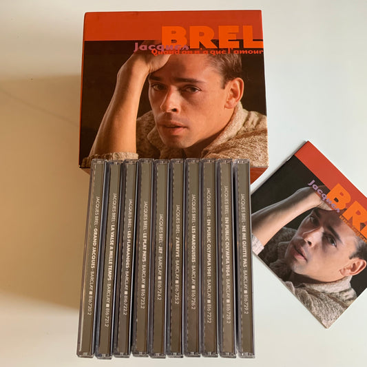 Box Set 10 CD - Jacques Brel - Quand On N'a Que L'amour - 1996 Occasion