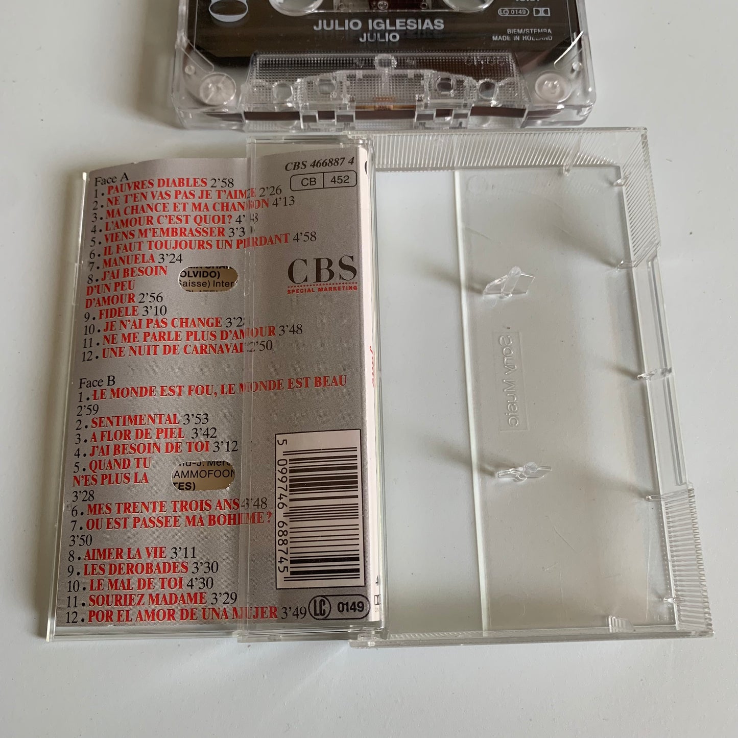Julio Iglesias - Julio-24 Chansons - 1990 Occasion