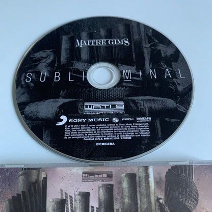 CD - Maitre Gims - Subliminal - 2013