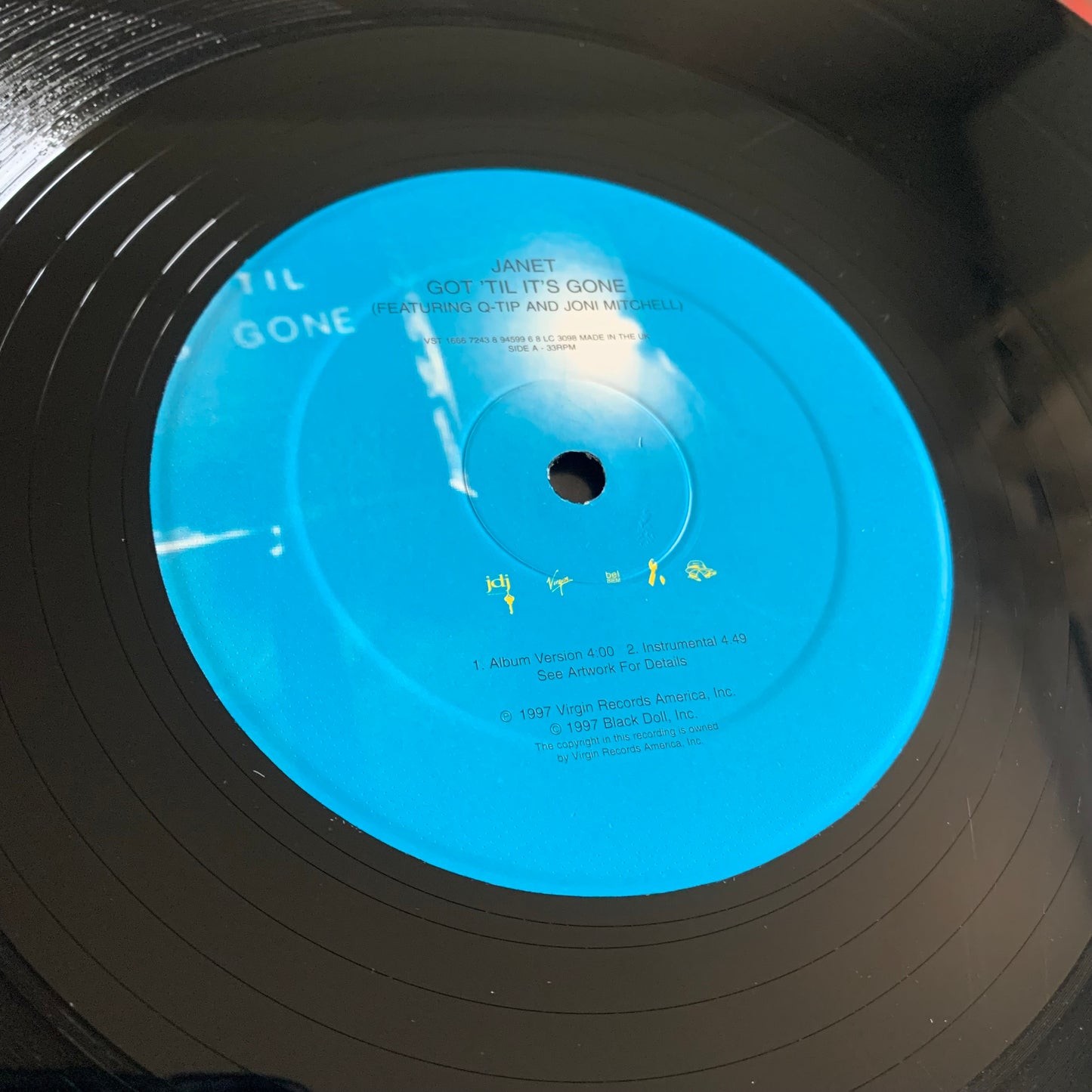 Janet Jackson - Q-Tip - Joni Mitchell - Got 'Til It's Gone - Single 1997
