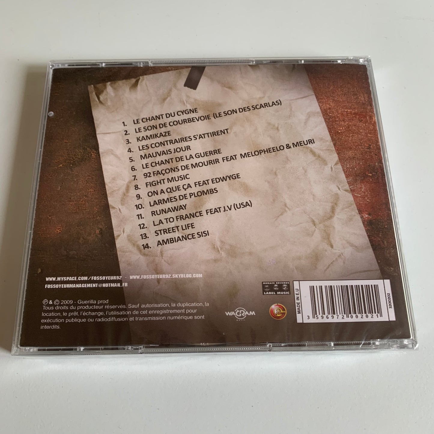 Fossoyeur - Mauvais Jour - 2009 Neuf sous Blister