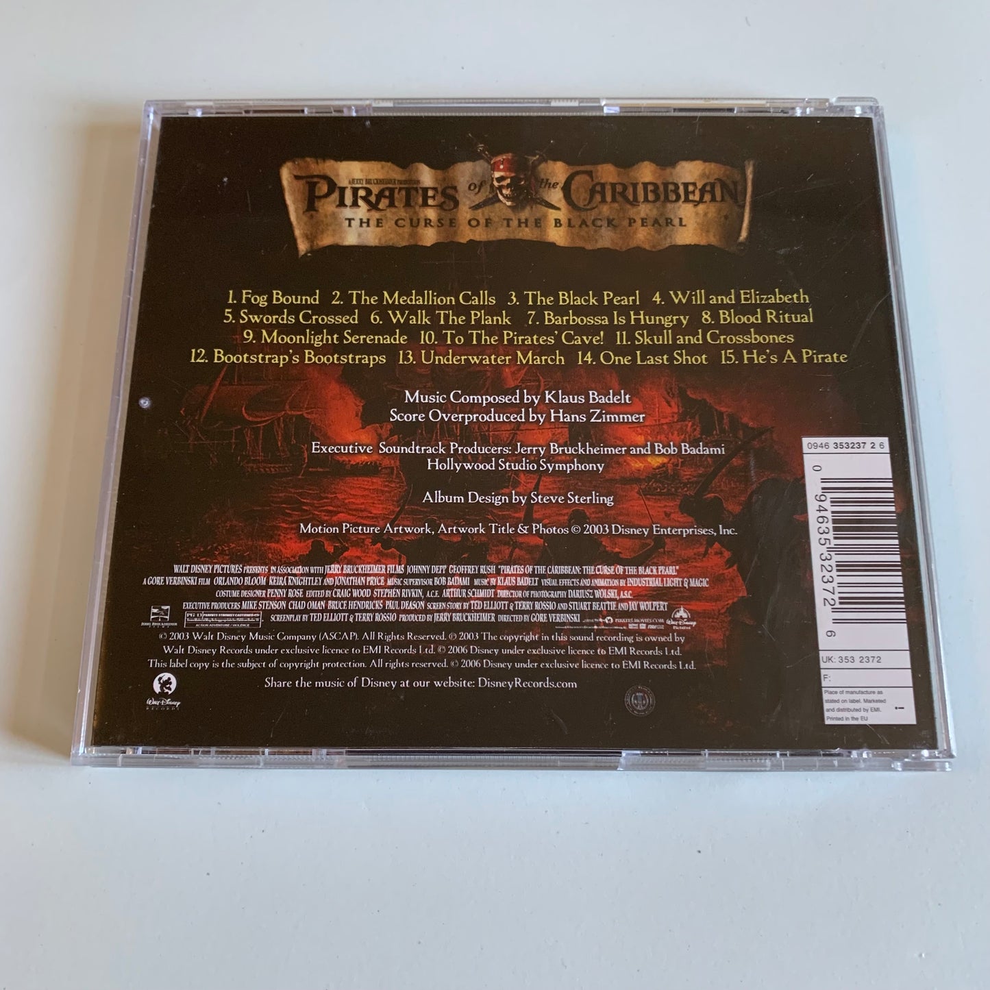 CD - Pirates Of The Caribbean 'The Curse Of The Black Pearl' - 2006