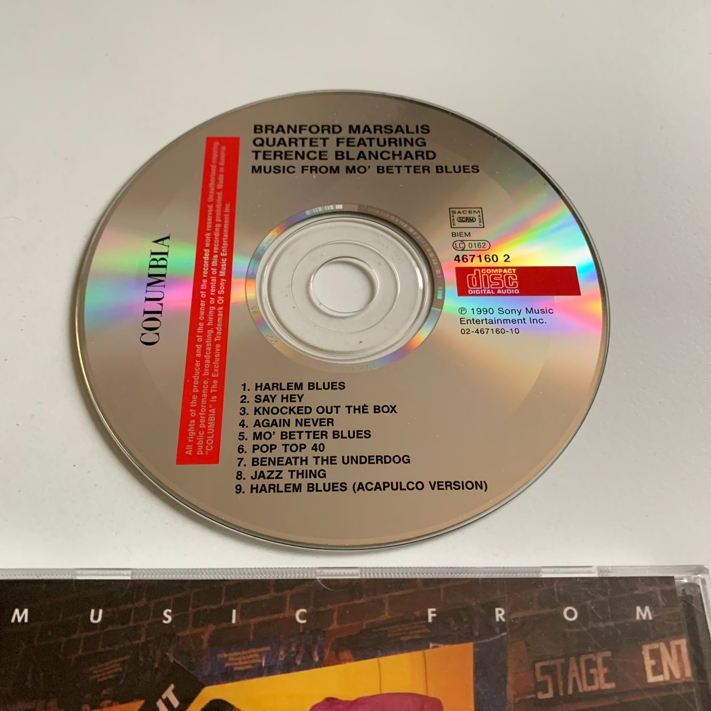 CD - Branford Marsalis Quartet - Terence Blanchard - Music From Mo' Better Blues - Occasion