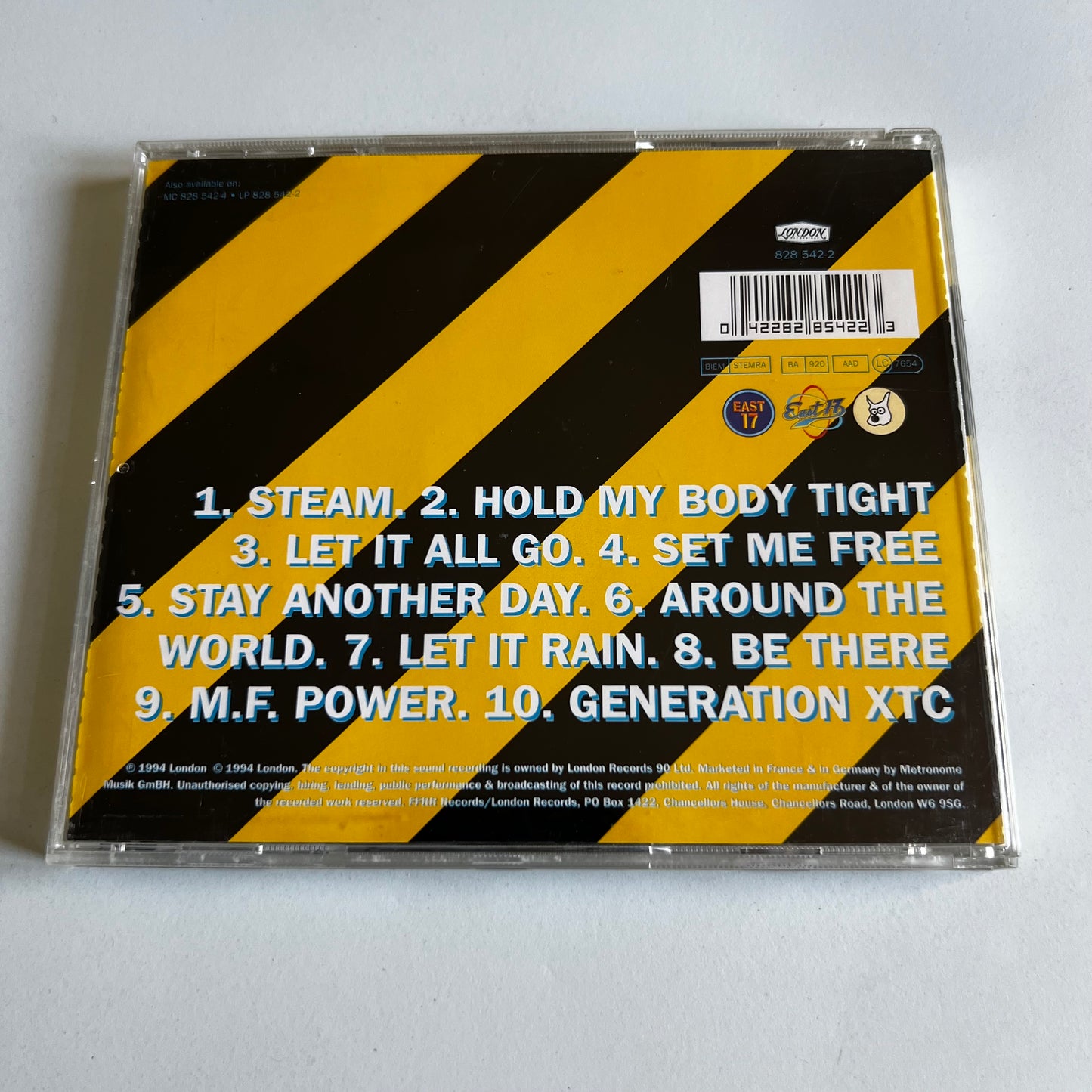 CD - East 17 - Steam - 1994
