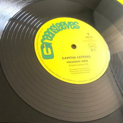 Capital Letters - President Amin (Dada) - Single 1979