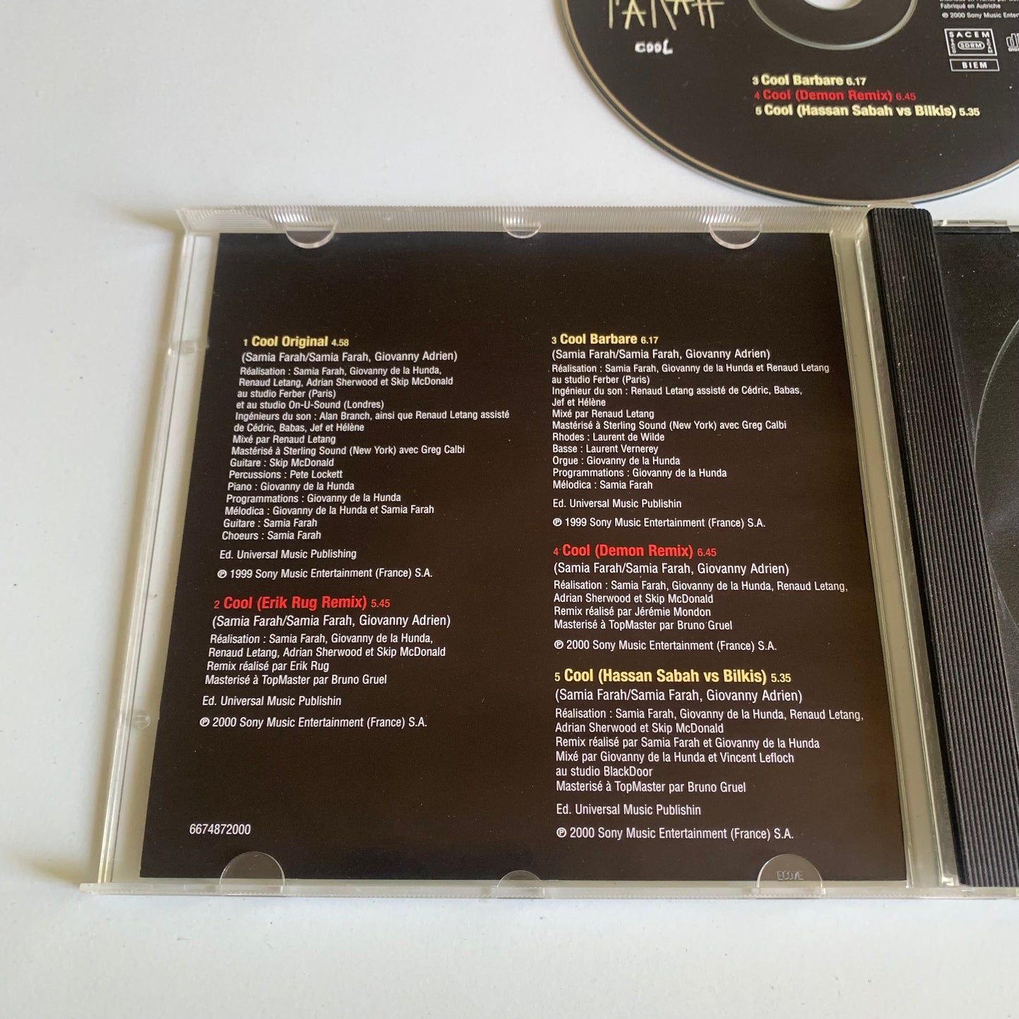 Samia Farah - Cool - Single 2000 Occasion