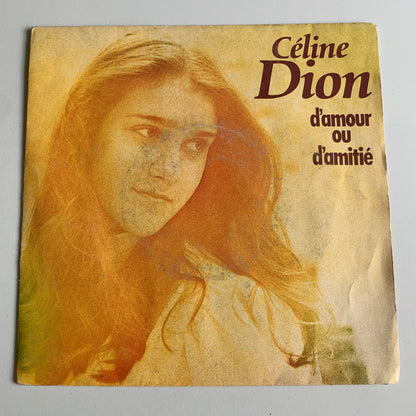 Céline Dion - D'amour Ou D'amitié - 1982 Occasion