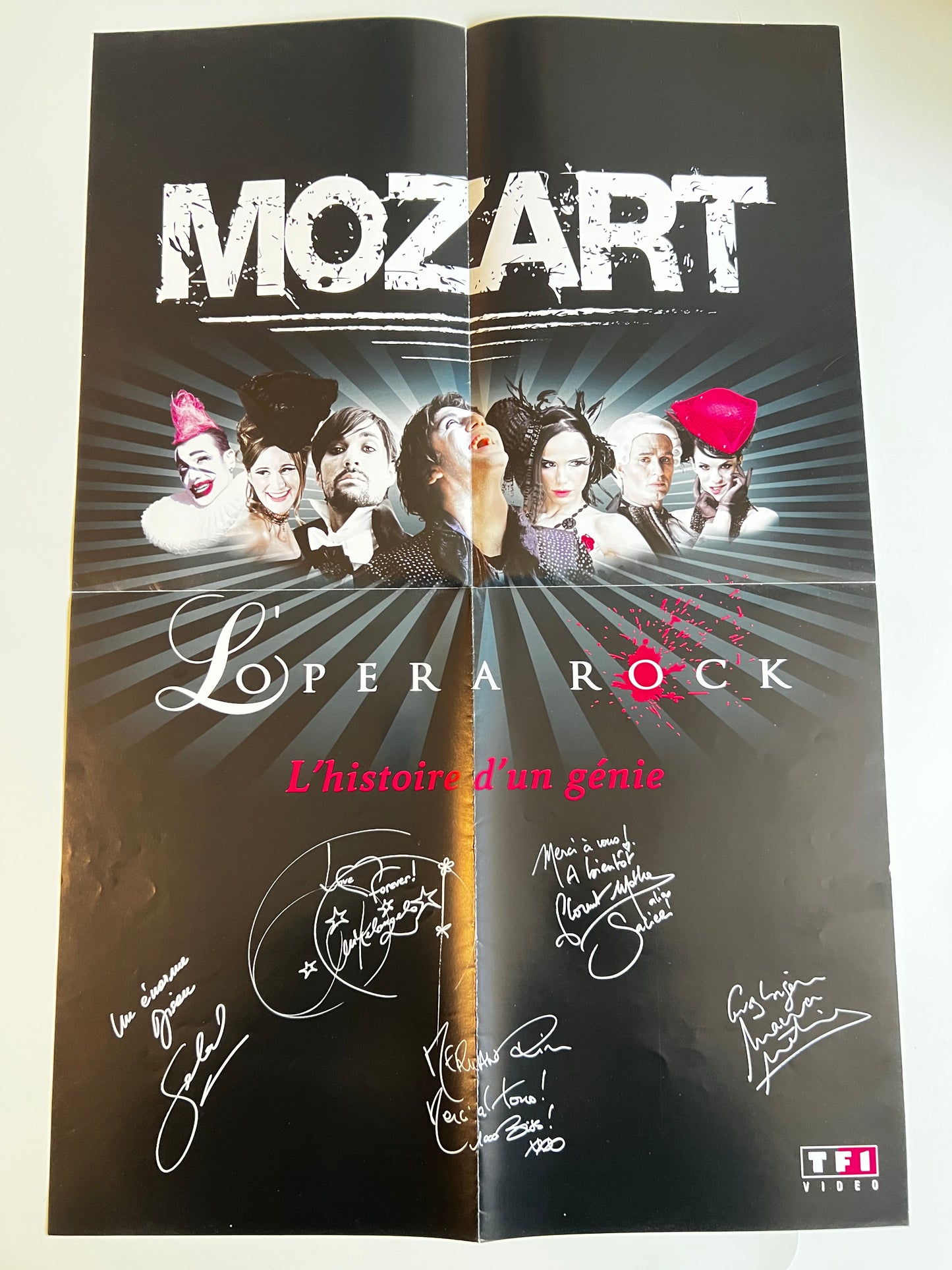 Affiche Poster Original Spectacle Mozart L’Opera Rock - 60x40cm